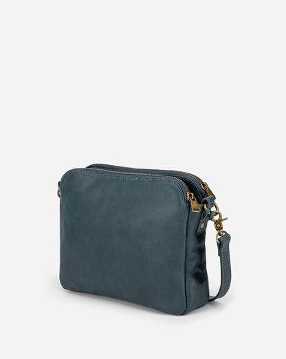 Amelia - Håndlavet crossbody-skuldertaske i vegansk læder