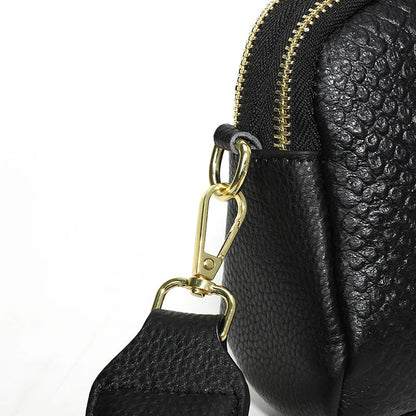 Emma - Stilfuld crossbody-lædertaske med alligatormønster -