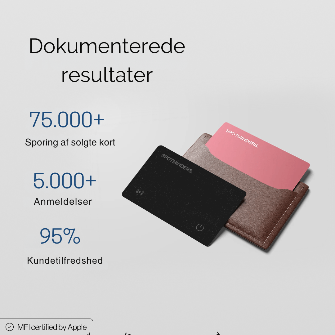 Spotminders. Sporingskort