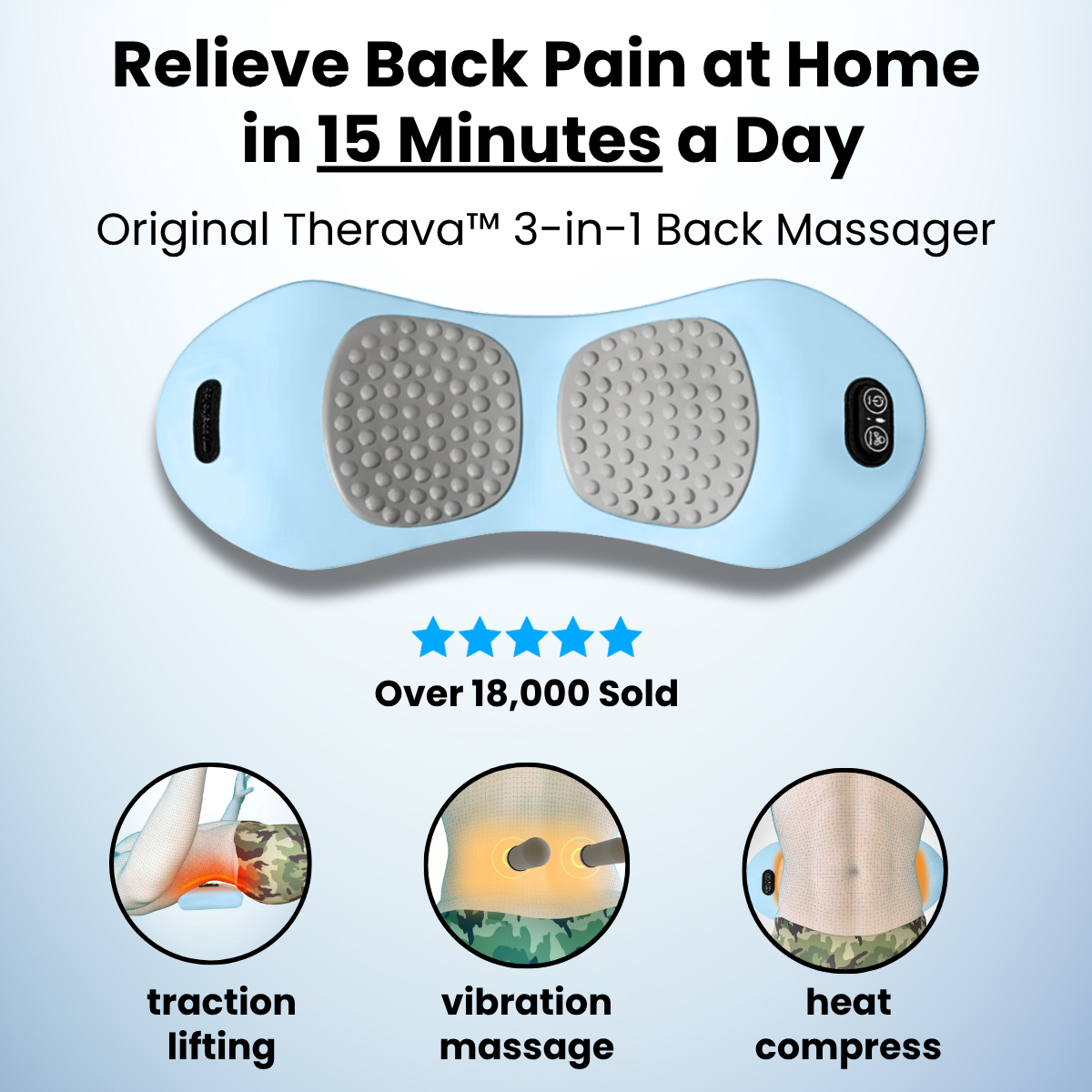 Arionis 3-in-1 Back Massager
