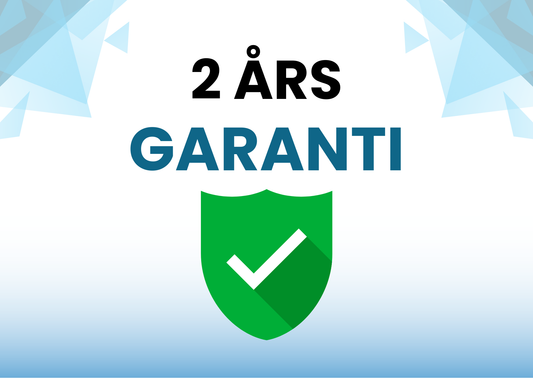 2 ÅRS GARANTI
