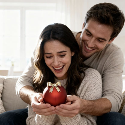 Evig rose - dobbelt hjertehalskæde med personlig indgravering