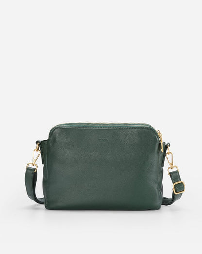 Amelia - Håndlavet crossbody-skuldertaske i vegansk læder